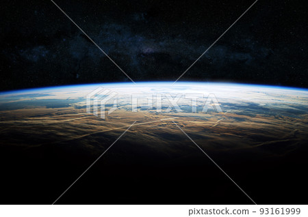 Planet Earth on space background. Elements of this image furnished by NASA. Planet Earth on space background. Elements of this image furnished by NASA. 93161999