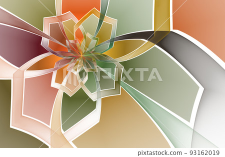 Abstract stain glass flower pattern. Abstract stain glass flower pattern. 93162019