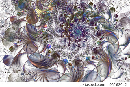 Abstract fantasy swirly ornament for greeting cards or t-shirts Abstract fantasy swirly ornament for greeting cards or t-shirts 93162042