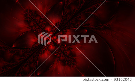 Multicolored symmetrical fractal as butterfly Multicolored symmetrical fractal as butterfly 93162043
