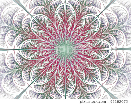 Mandala pattern, floral circle decorative ornament. Mandala pattern, floral circle decorative ornament. 93162073