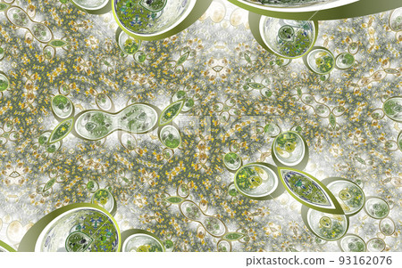 Large cell shapes. Organic fractal pattern. Large cell shapes. Organic fractal pattern. 93162076