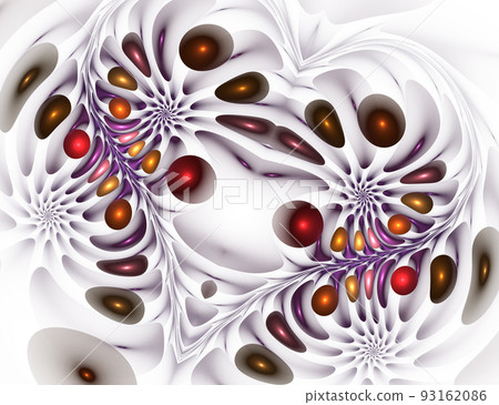 Imitation of a heart. Abstract fractal background. Imitation of a heart. Abstract fractal background. 93162086