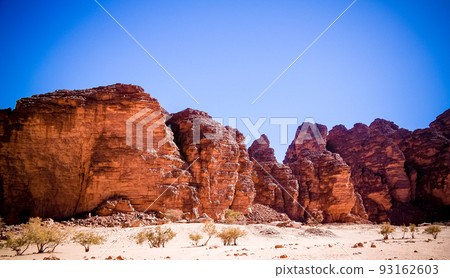 Bizzare rock formation at Essendilene, Tassili nAjjer national p Bizzare rock formation at Essendilene, Tassili nAjjer national p 93162603