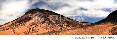 Mountain landscape in Black Desert , Egypt Mountain landscape in Black Desert , Egypt 93162666