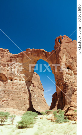 Abstract Rock formation at plateau Ennedi aka Aloba arch in Chad Abstract Rock formation at plateau Ennedi aka Aloba arch in Chad 93162690