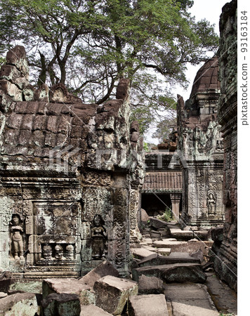Architecture of ancient temple complex Angkor, Siem Reap 93163184