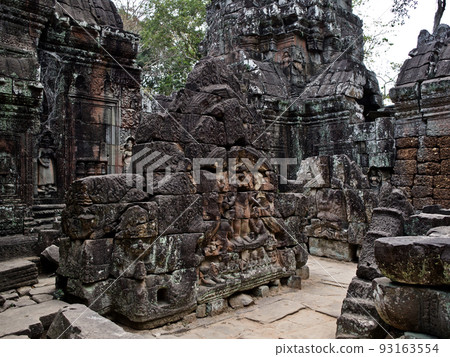 Architecture of ancient temple complex Angkor, Siem Reap Architecture of ancient temple complex Angkor, Siem Reap 93163554