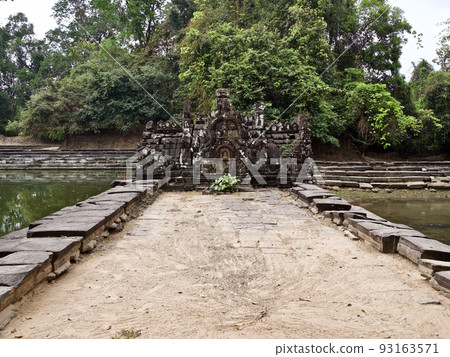 Architecture of ancient temple complex Angkor, Siem Reap 93163571