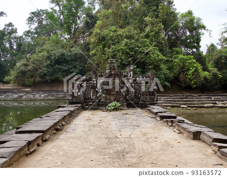 Architecture of ancient temple complex Angkor, Siem Reap 93163572