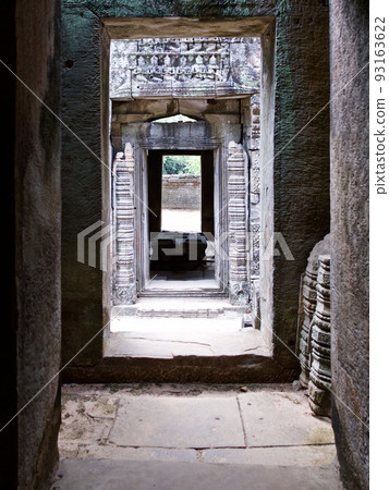 Architecture of ancient temple complex Angkor, Siem Reap Architecture of ancient temple complex Angkor, Siem Reap 93163622