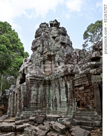 Architecture of ancient temple complex Angkor, Siem Reap 93163707