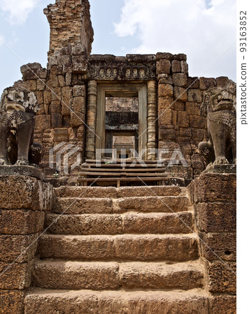Architecture of ancient temple complex Angkor, Siem Reap Architecture of ancient temple complex Angkor, Siem Reap 93163852