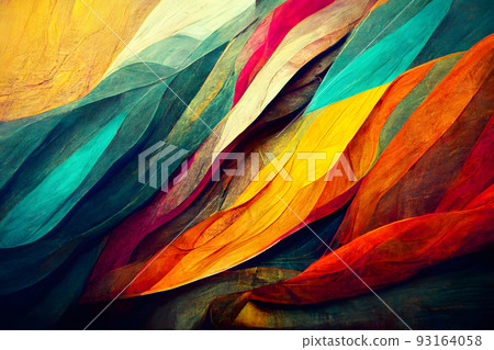 colorful abstract painting-like background, neural network generated art 93164058