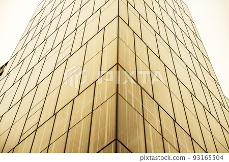 yellow metal texture. Scratched metal texture. 93165504