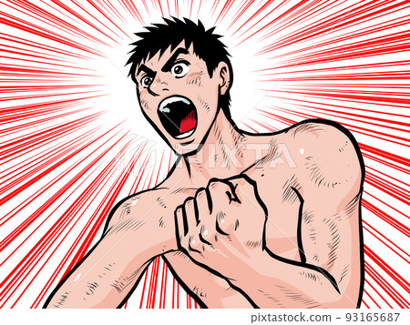 熱血建築工人大喊大叫的插圖 93165687