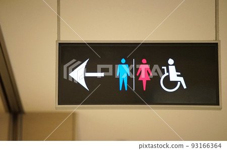 Toilet guide board 93166364