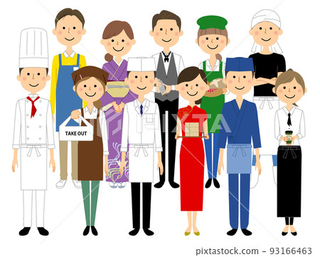 people working in restaurants 93166463