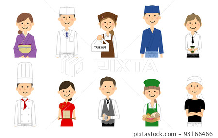 people working in restaurants 93166466