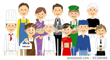 people working in restaurants 93166468