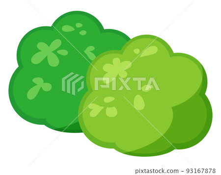 cute shrub illustration 93167878