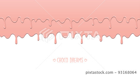 sweet tasty melting chocolate icing background choco dreams 93168064