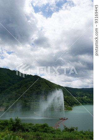Photographs and landscapes Lake Gassan in Yamagata Prefecture The tallest fountain in Japan at Lake Gassan Photographs and landscapes Lake Gassan in Yamagata Prefecture The tallest fountain in Japan at Lake Gassan 93169445