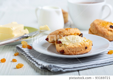 Homemade English scones. 93169721