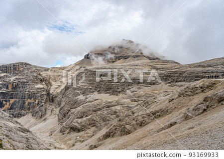 Piz Boe Mountain in Dolomites Piz Boe Mountain in Dolomites 93169933
