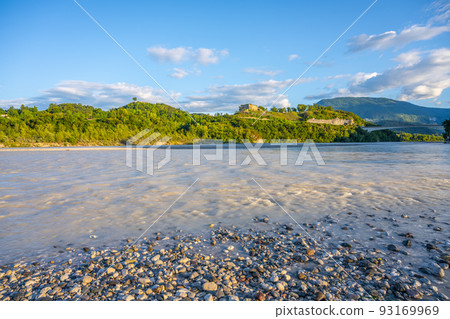 Wide valley of Tagliamento River Wide valley of Tagliamento River 93169969