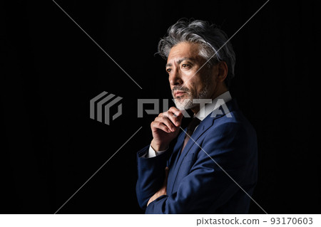 男性商務黑色背景 93170603
