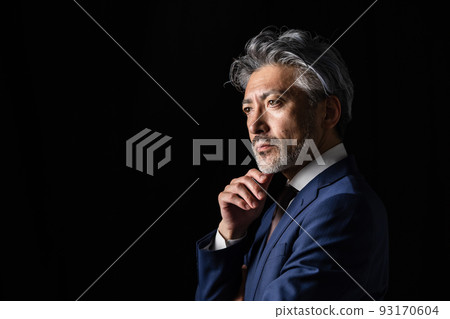 男性商務黑色背景 93170604