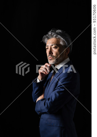 Male business black background Male business black background 93170606