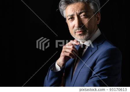 Male business black background 93170613