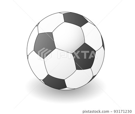 soccer ball isolated on white background - vector - Stock Illustration ...