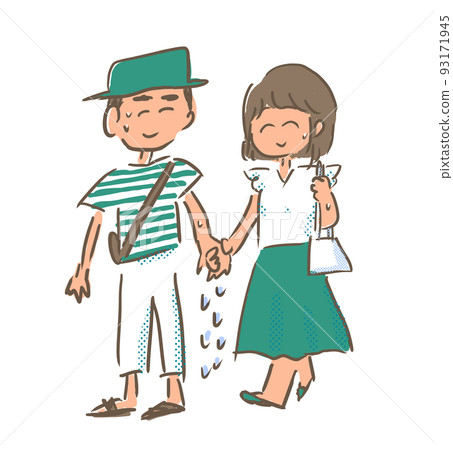 Summer couple Summer couple 93171945