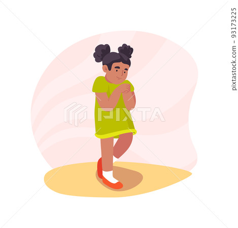 Embarrassment isolated cartoon vector illustration. 93173225