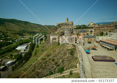 Akhaltsikhe (Rabati) Castle located in the city of Akhaltsikhe in southern Georgia. One of the main attractions of the Samtskhe-Javakheti region. Akhaltsikhe (Rabati) Castle located in the city of Akhaltsikhe in southern Georgia. One of the main attractions of the Samtskhe-Javakheti region. 93173357