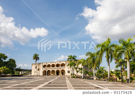 Alcazar de Colon, Diego Columbus residence situated in Spanish Square. Colonial Zone of the city, declared. Santo Domingo, Dominican Republic. 93173429