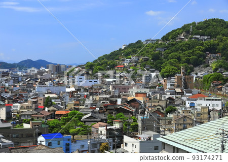 [廣島縣]晴天尾道的街景 93174271