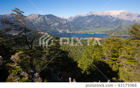 Lakes Nahuel Huapi and mountain Campanario 93175068