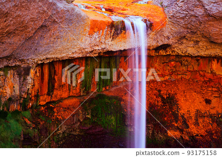 Salto del Agrio waterfall, Patagonia, Argentina 93175158