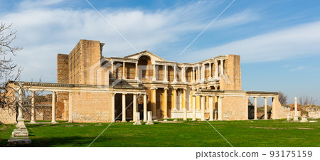 View of temple of Artemis at Sardis. Turkey 93175159