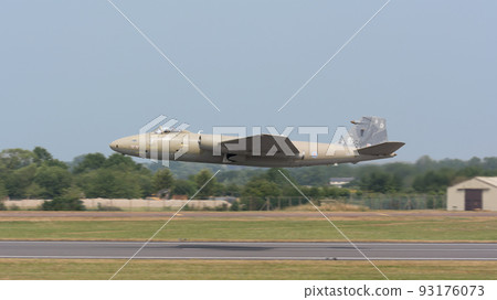 Royal Air Force Canberra PR9 high altitude reconnaissance aircraft taking off Royal Air Force Canberra PR9 high altitude reconnaissance aircraft taking off 93176073