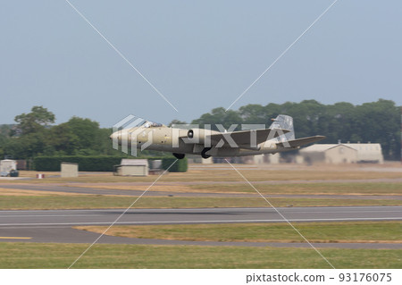 Royal Air Force Canberra PR9 high altitude reconnaissance aircraft taking off 93176075