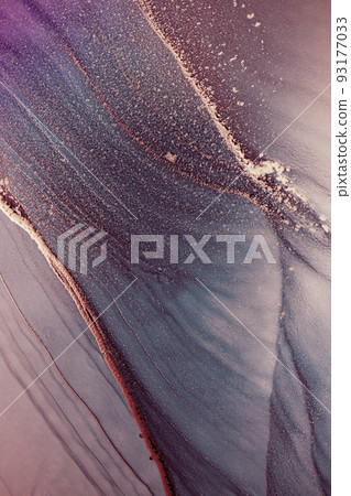 Abstract. Ink, paint,. Closeup of the painting. Colorful abstract painting background. Highly-textured paint. High quality details. 93177033