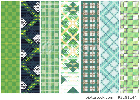 格子圖案綠色/綠色變化圖 93181144