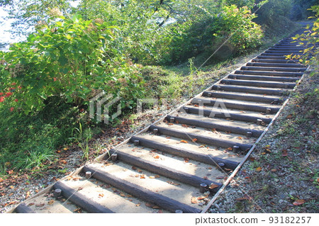 long outdoor stairs 93182257