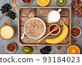 healthy breakfast ingredients. 93184023