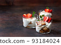 tiramisu with strawberries 93184024